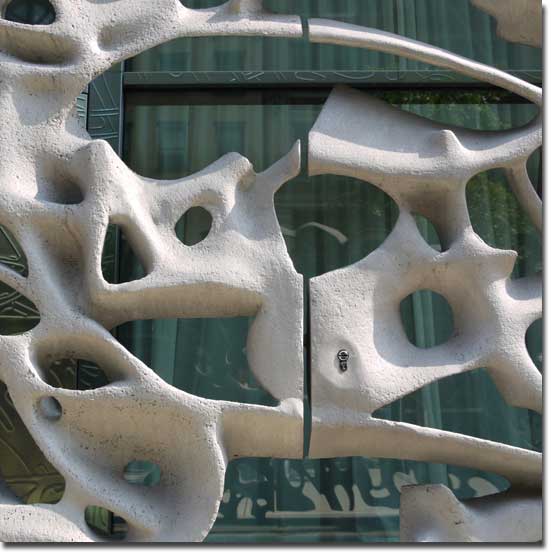 Sculptural Gate in Front of 40 Bond Street in NYC