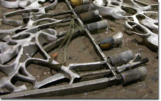 Foundry Process, Casting of an Segment. Photo: Bo Gehring, Autumn 2006