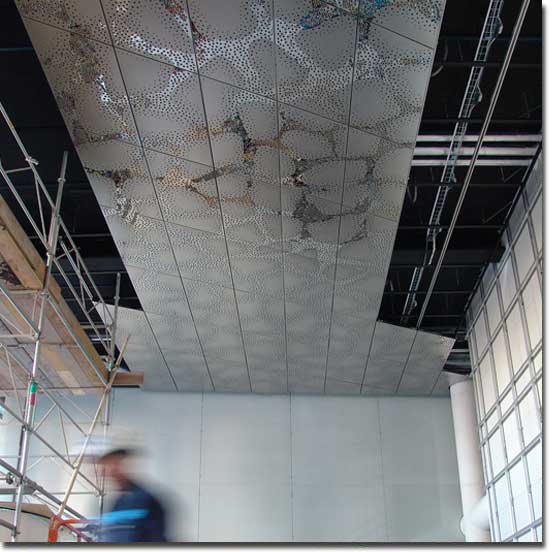 Waterfront Building in Stockholm, Mounting of the Panels
