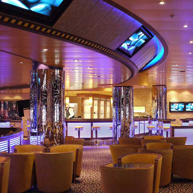 Cruise Liner Azura, Promenade Deck 7, Customized Column Cladding in Manhattan Lounge, Product Line EXYD-N, 2010