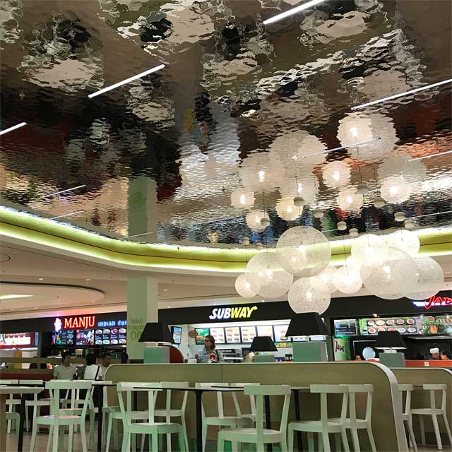 Germany, Cologne, Shopping Mall Rhein-Center, Food Lounge, EXYD-M for Ceiling, Photo EXYD