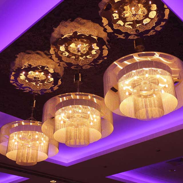 The Muckross Suite of The Malton in Killarney, Chandeliers and Reflector, Reflector made out of Product Line EXYD-M, Photo EXYD