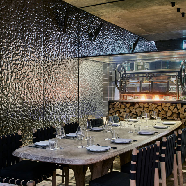 UK, London, Restaurant Fucina, EXYD-D for Wall Cladding, Photo Nick Rochowski