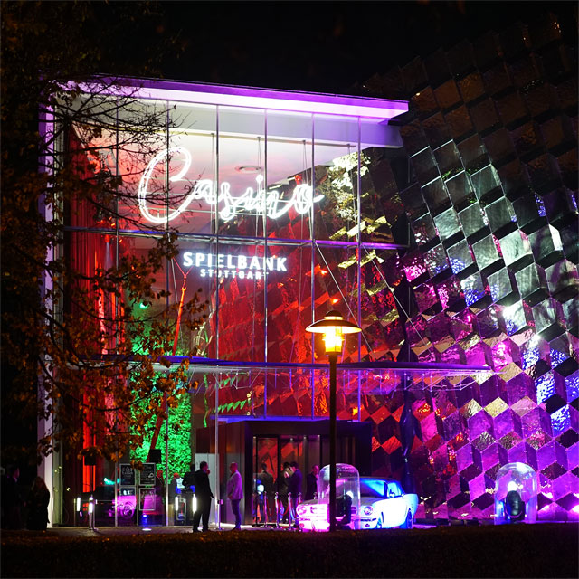 Germany, Casino Spielbank Stuttgart, Parametric Designed Wall Cladding with EXYD-M, Exterior, Photo EXYD