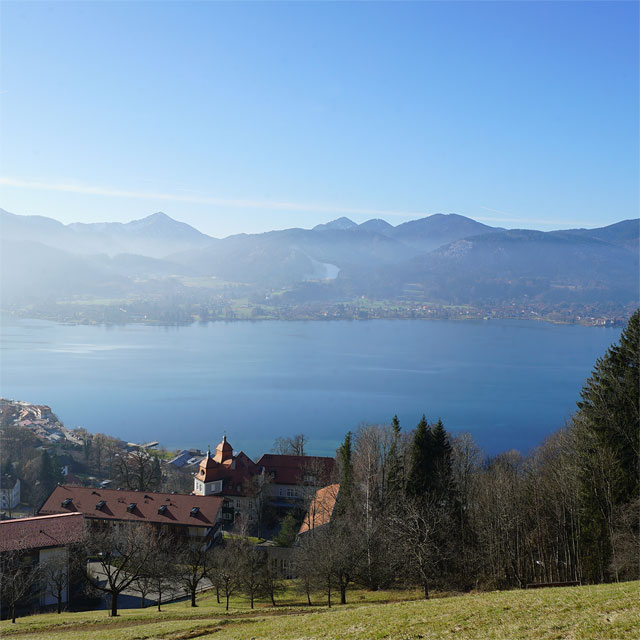 Germany, View of Lake Tegernsee, Photo EXYD