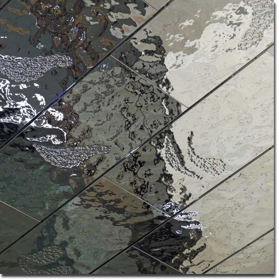 Panels Type EXYD-M/B, Hammered Panels with embossed Ornaments