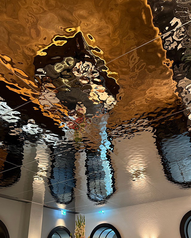 Germany, Baden-Baden, Europäischer Hof, Steigenberger, Architect DK STUDIO, Ceiling System Lindner, Ceiling Panels EXYD, Photo EXYD