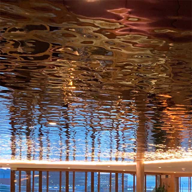 Scotland, Edinburgh, Floating Hotel Fingal, Lighthouse Bar, Ceiling Panels EXYD-M, Photo EXYD