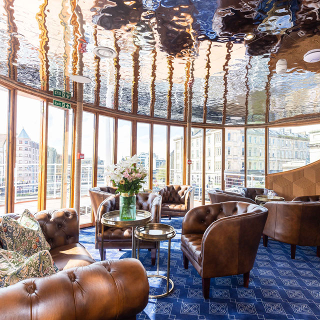UK, Scotland, Edinburgh, Floating Hotel Mist, Ceiling Panels EXYD-M, Photo Mist, 2021