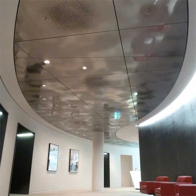 Germany, Frankfurt, Twin Towers, Deutsche Bank, Design Bellini, Ceiling Panels EXYD, Ceiling System Lindner, Photo EXYD, 2011
