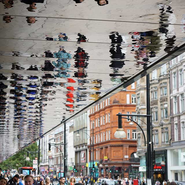 UK, London, Oxford Street, Department Store John Lewis, Soffit With EXYD-M, Photo EXYD