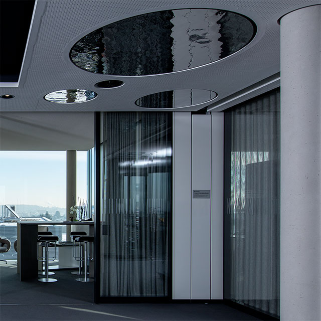 Germany, Ludwigsburg, Mann und Hummel, Ceiling Cladding EXYD, Photo Huber Fotodesign, 2016