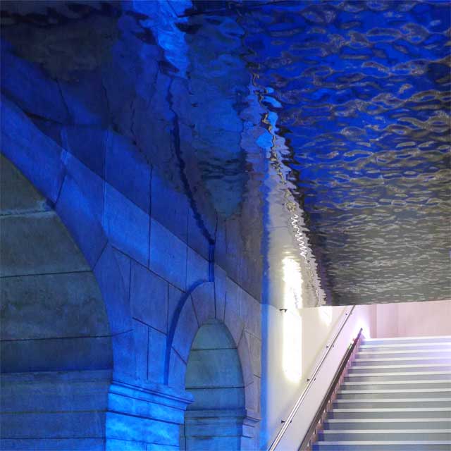 Oceanographic Museum of Monaco, Aquarium, Metal Ceiling, Product Line EXYD-M, Photo EXYD, 2013