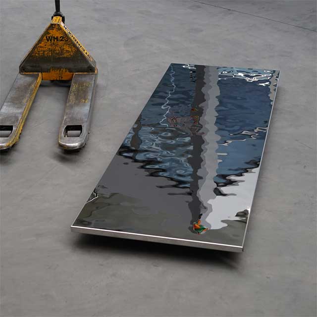 Ceiling Panel with Surface EXYD-M for Rodino Building in Newark, NJ, Photo EXYD