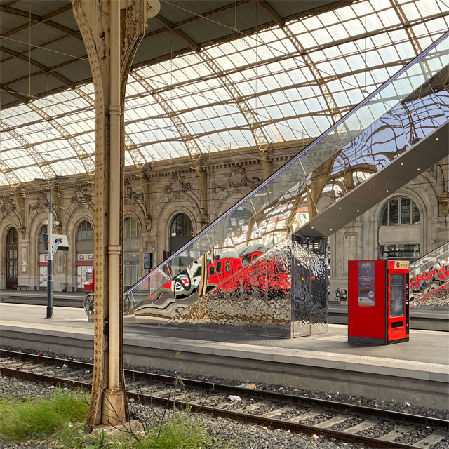 France, Nice, Gare de Nice-Ville, Wall Cladding EXYD-M, Photo EXYD
