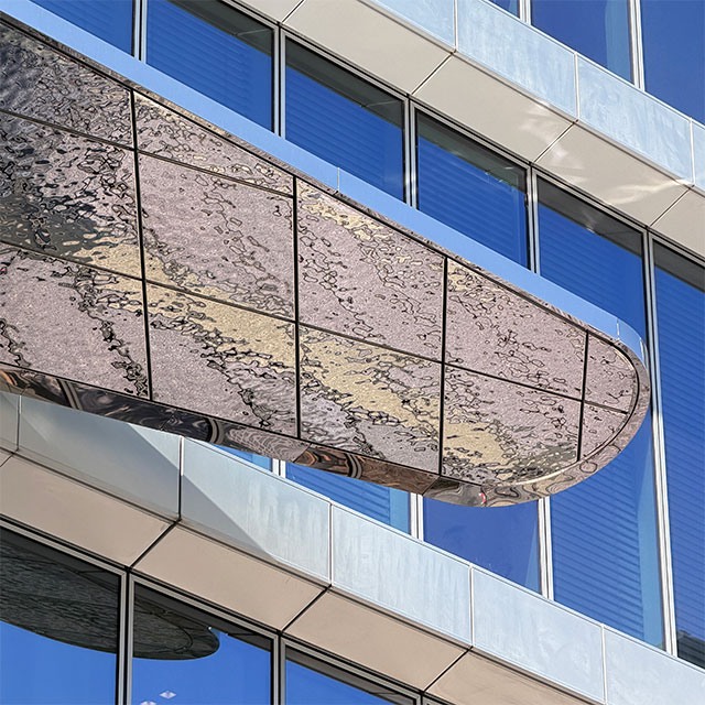 France, Paris, La Defense, The Link, Entrance, Canopy, Photo EXYD