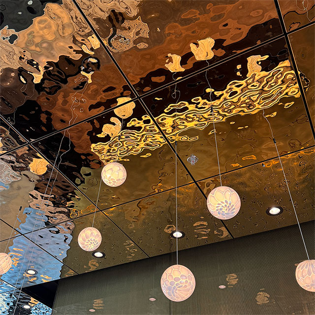 Czechia, Prague, Motel One Hybernsk&aacute;, Ceiling System and Installation Knoblauch, Ceiling Panels EXYD, Photo EXYD, 2024