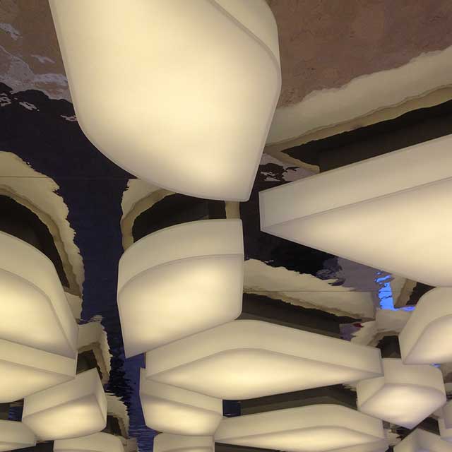 Seoul, South Korea, COEX Mall, Hallway Next to The Restaurant Delacourt, EXYD-M for Ceiling, Photo Kim, 2014