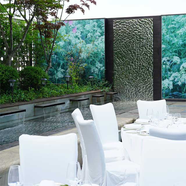 South Korea, Seoul, D-Cube City, Type EXYD-D for the Water Basin in the Roof Garden of the Sheraton Hotel, Photo EXYD