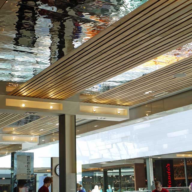 Westfield Stratford City, Stainless Steel Ceiling, Type EXYD-M, Photo EXYD, 2011